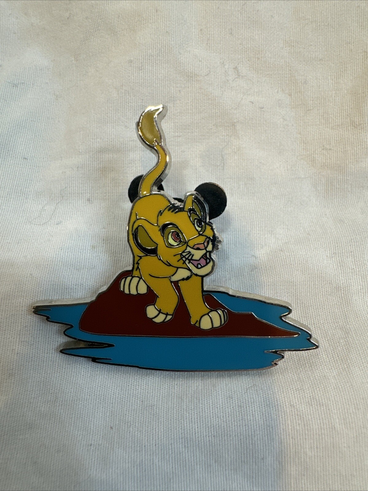 DISNEY WDW DLR STORYBOOK NIGHT MYSTERY LION KING SIMBA STANDING ON ROCK PIN