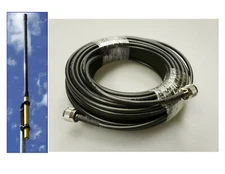 Workman Saturn B-100 MINI CB BASE STATION ANTENNA, 50' BR 240 LMR240 Type RG8X