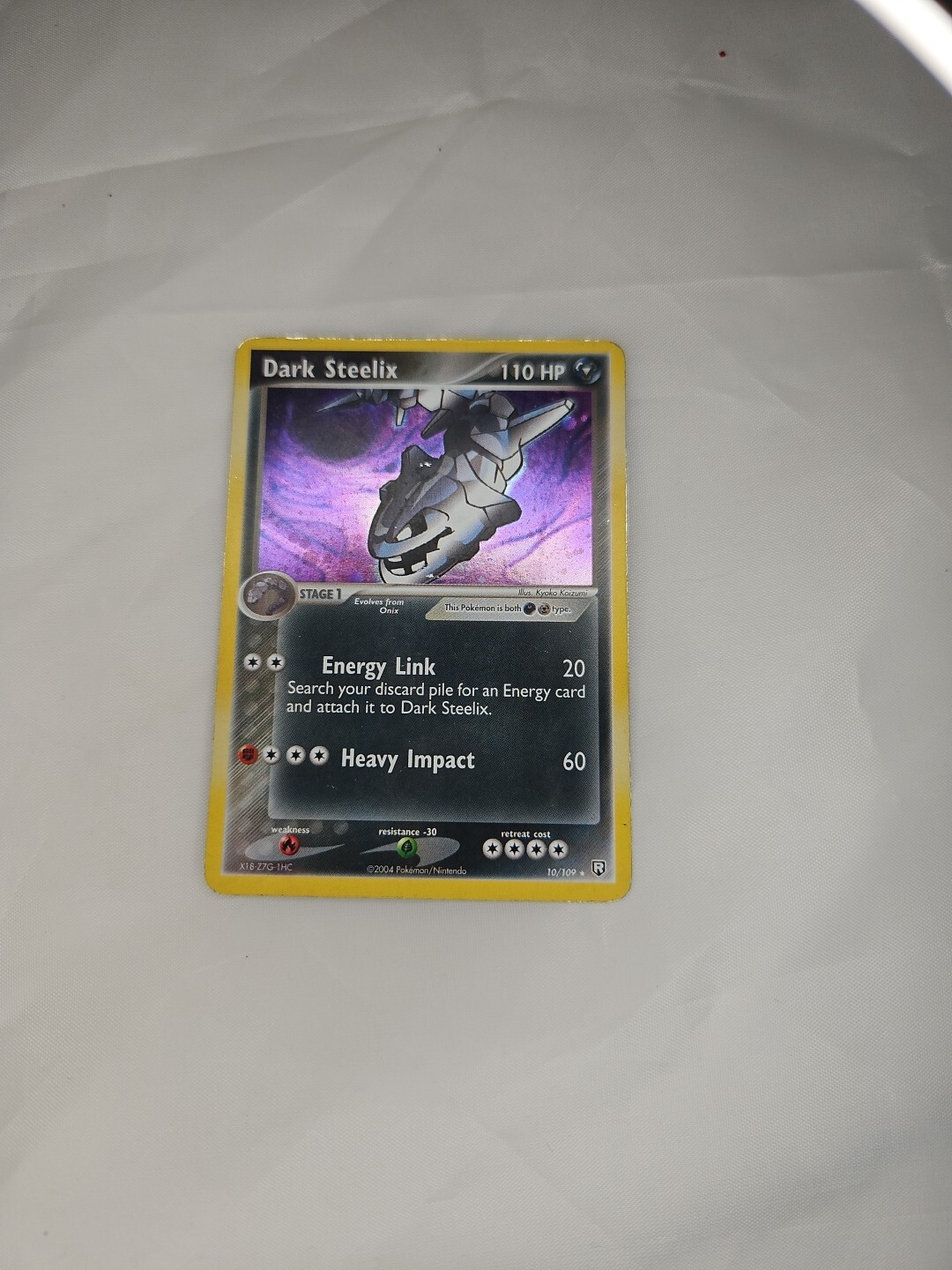 Dark Steelix Team Rocket 2004 Moderately Played Foil