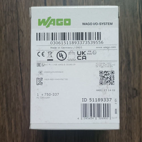 1PC Wago 750-337 PLC Module 750337 New In Box Expedited Shipping - Picture 1 of 1