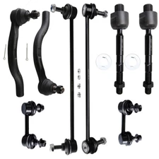 8pcs Front Inner Outer Tie Rod Ends Sway Bars For Acura ILX Base Sedan 4-Door