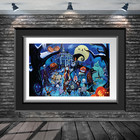 Disneyland Haunted Mansion Holiday Nightmare Before Christmas Jack Sally Poster