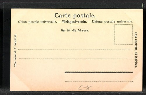 AK Colombier, Le Château et les Allées - Bild 2 von 2