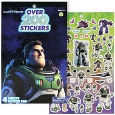 Buzz Lightyear 4 Sheet Sticker Pad, 200 Stickers