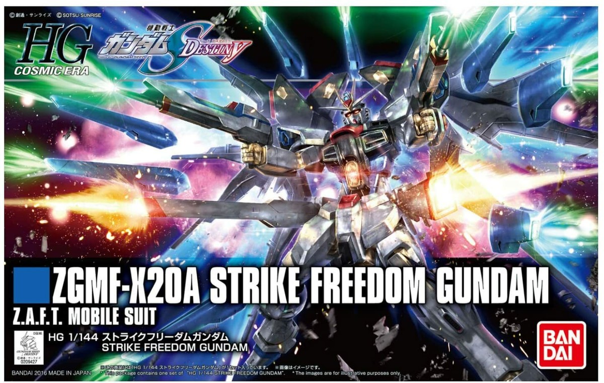 Gunpla 1/144 Bandai HG ZGMF-X20A Strike Freedom Gundam ZAFT Mobile