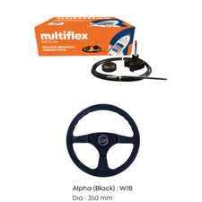 14 FT Boat Steering System kit Multiflex Outboard Up to 200hp Marine 4.30m Wheel