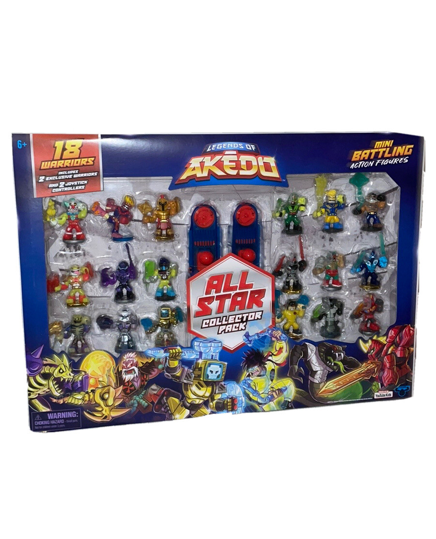 Legend Of Akedo All Star Collector Pack 18 Mini Battling Action