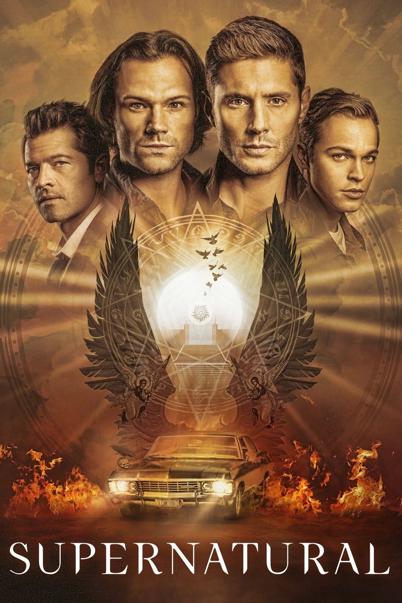 Supernatural poster (q) - 11 x 17 inches - Jared Padalecki, Jensen