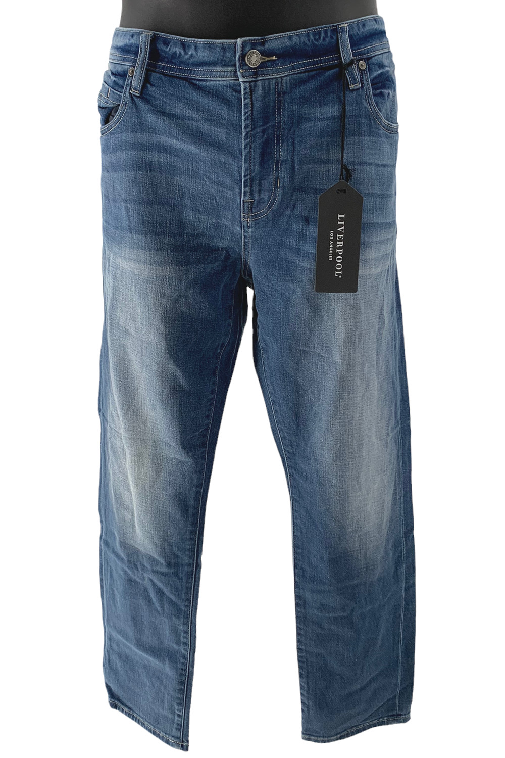 Liverpool Kingston Мужские современные зауженные прямые джинсы Scranton