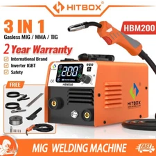 3in1 MIG Welder Hitbox 110/220V 200A Lift TIG MMA MIG Gasless MIG Welder Machine