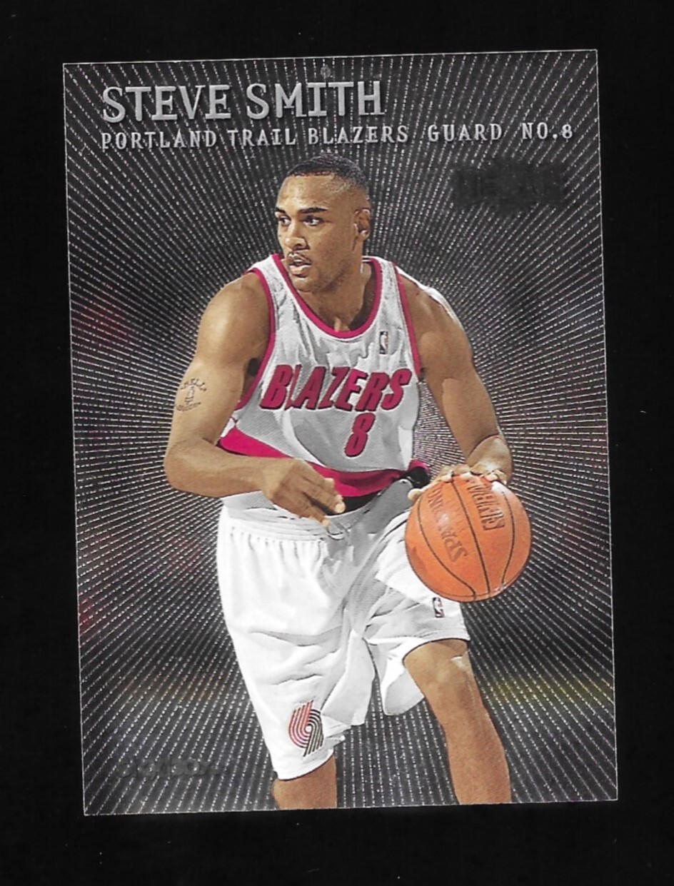 1999-00 Metal Portland Trail Blazers Basketball Card #75 Steve Smith