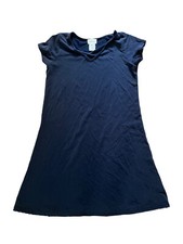 Rolla Coaster Youth 12 Navy Short Sleeve Dress
