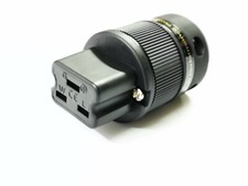 1x IEC Female power Plug Connector HIFI Red Copper 20A Gold Plated