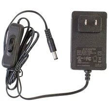 UL Listed 12v 2A 24W LED LIGHT AC POWER ADAPTER + on/off switch For LED Light
