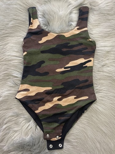 NWT Mama Malika Naked Wardrobe Baby Girls Camouflage Bodysuit Size 3yrs - Picture 12 of 12