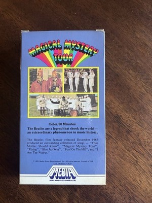 The Beatles: Magical Mystery Tour VHS Tape (1981) Rare Media
