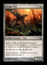 Plague Myr LP Light Play Mirrodin Besieged MTG [8089]