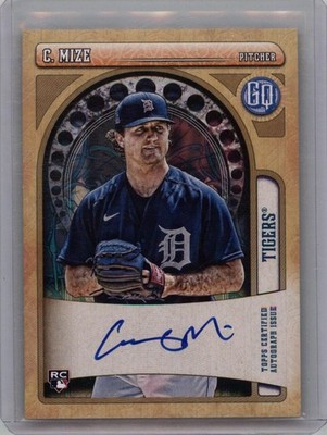 2021 Topps Gypsy Queen #GQA-CM Casey Mize Autographs Team Script Font Swap