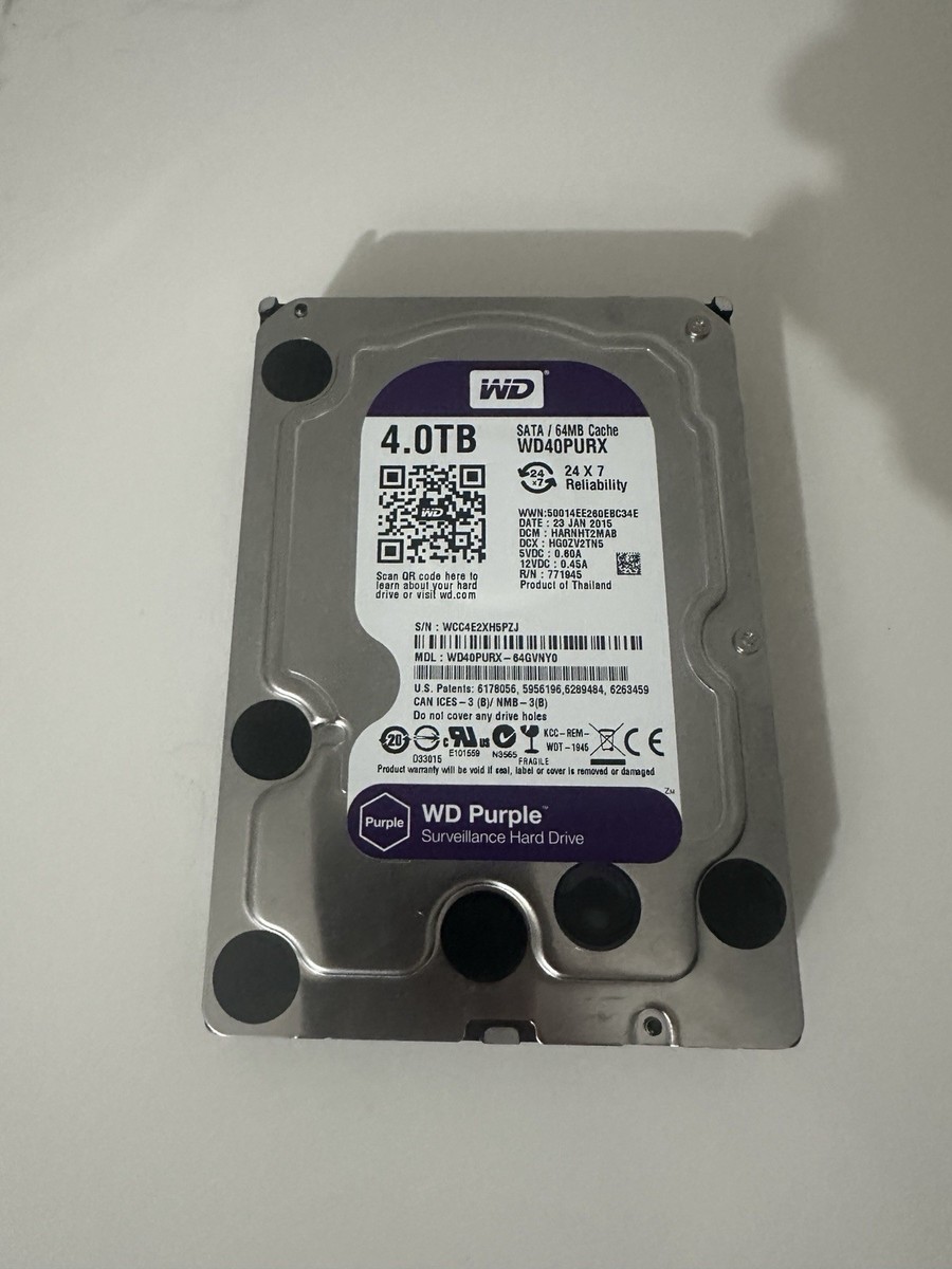Western Digital WD Purple 4TB 3.5