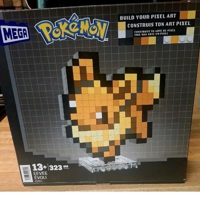 MEGA Pokemon Eevee Pixel Art Building Toy Set  323 Pc