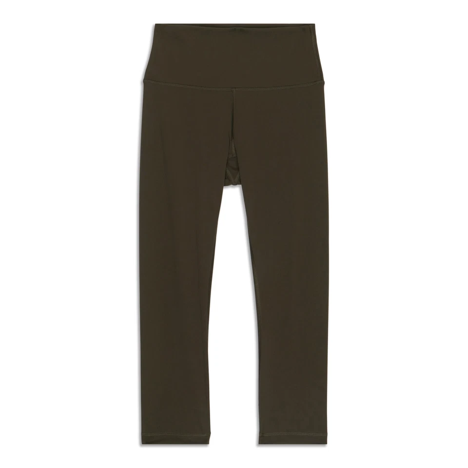 Lululemon Wunder Under High-Rise Crop 21 дюйм размер 6 темно-оливковый