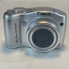 Canon PowerShot SX100 IS 8.0MP Digital Camera 10x Optical Zoom - Silver
