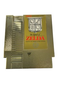 The Legend of Zelda Nintendo NES, 1987, Gold Cart. Authentic - Tested  - Working