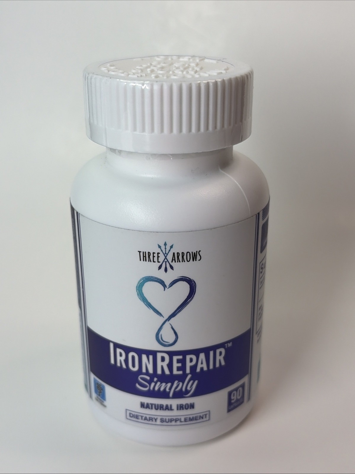Three Arrows Iron Repair Simply Natural Iron Supplement 90 Ct 09/2027 ...