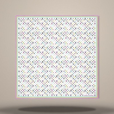 Louis Vuitton Tuch LV x TM Monogram Multicolor Weiß M94974 157010177