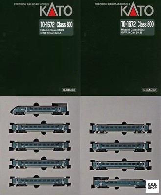 1/148 British Rail Class 800/3 GWR 9-Wagen Set Spur N Modell