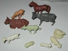 Marx 1950s Modern Farm First Series Farm Animals Lot Two