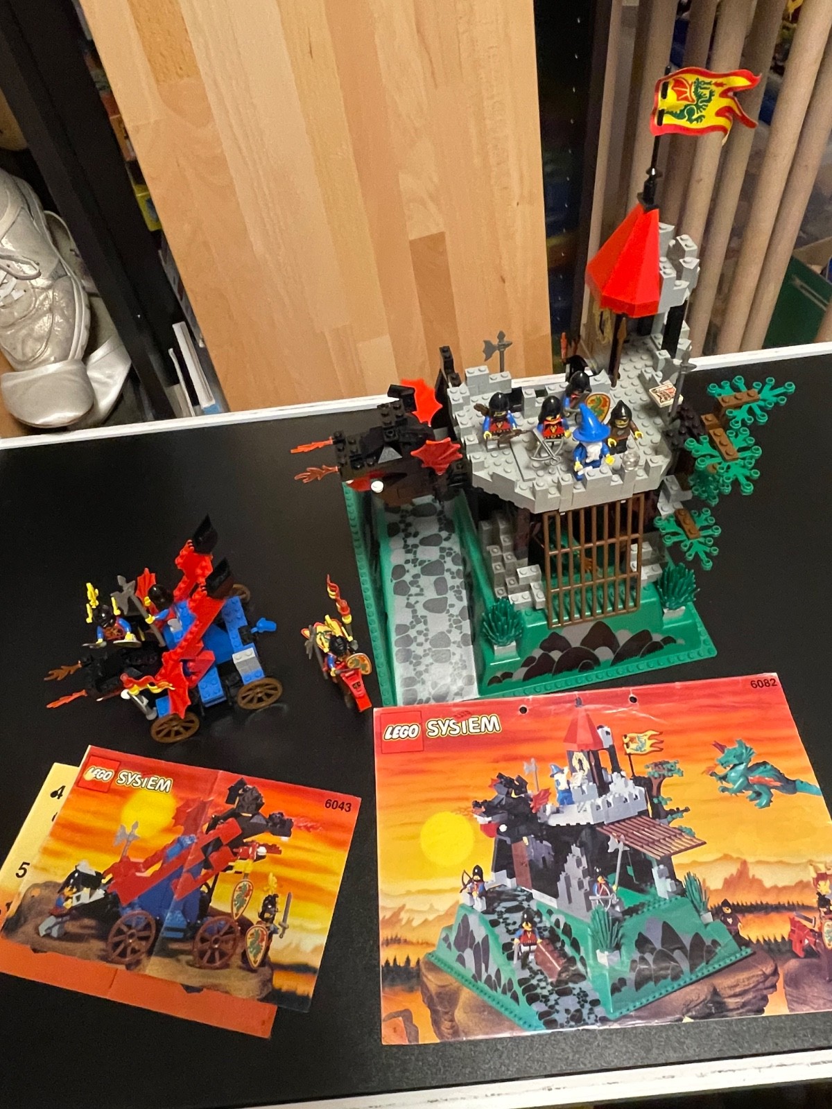 Lego Dragon Knights Konvolut 6082 und 6043 90er komplett mit Bauanleitungen