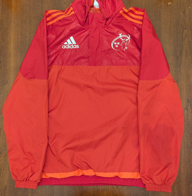 Munster Rugby - Adidas - Hooded Windbreaker - Size Large