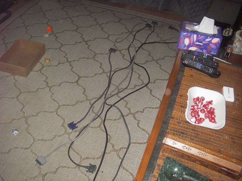 5 OLD COMPUTER CABLES