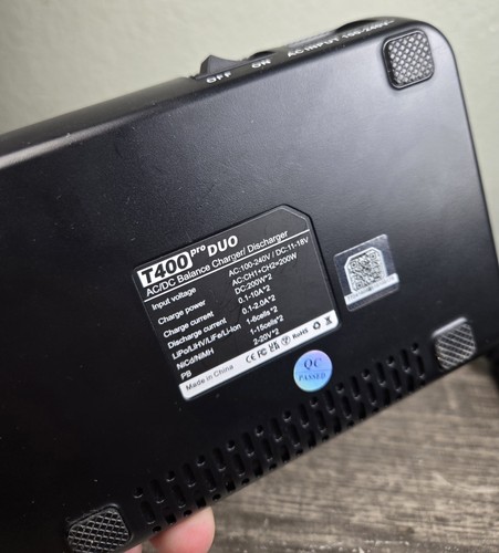 HTRC T400 Dual RC Lipo Battery Charger DC 400W AC 200W 12Ax2 RC Charger - Picture 9 of 11