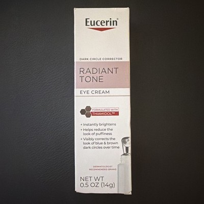 Eucerin Radiant Tone Eye Cream Thiamidol Dark Circle Corrector 0.5oz