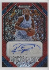2024-25 Panini Prizm Draft Picks FOTL Red Shimmer 10/11 Raymond Felton Auto 1co7