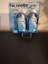 Nicorette Coated Ice Mint Lozenges  2mg - 80 Count Exp 09/2027- 4 Vials(20 Each)
