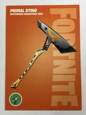 2021 Fortnite Quickstrike H12 & Primal Sting Harvesting Tool Card Panini
