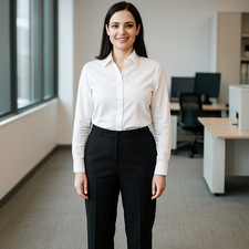 David Warren New York Dress Pants Women’s Size 10 Boot Cut Black Work Career Chu