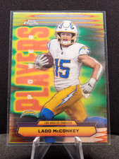 2025 Topps Chrome Insert Ladd McConkey Power Players LA Chargers