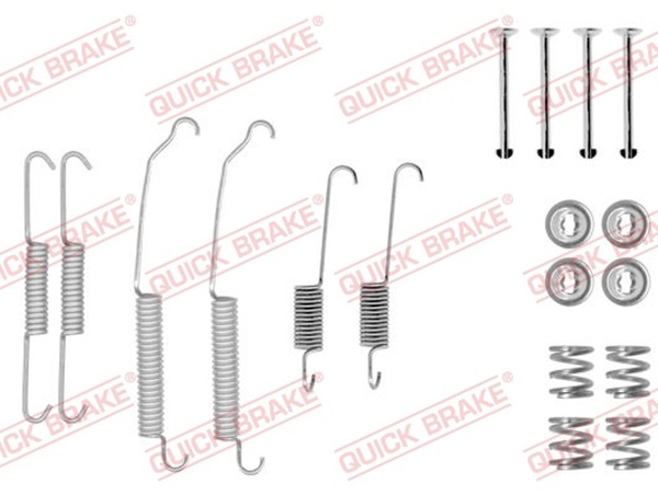 ZubehöRsatz Bremsbacken Quick Brake 105-0618 FüR Renault Peugeot 11 19 Fiat Clio-image