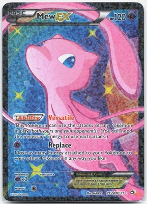 Mew EX (Full Art) Legendary Treasures: Radiant Collection LTR RC24/RC25 LP
