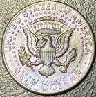 1971-D  Kennedy Half Dollar Beautiful Brilliant Rainbow Toned Coin  - # 48 — photo 5