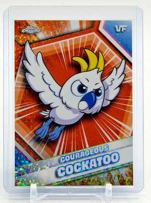 2026 Topps Chrome VeeFriends Courageous Cockatoo Orange Refractor 12/25