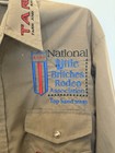 Roper Western Shirt Mens M Brown Rodeo Sponsor RAM NLBRA RFD-TV Snap Front — photo 6