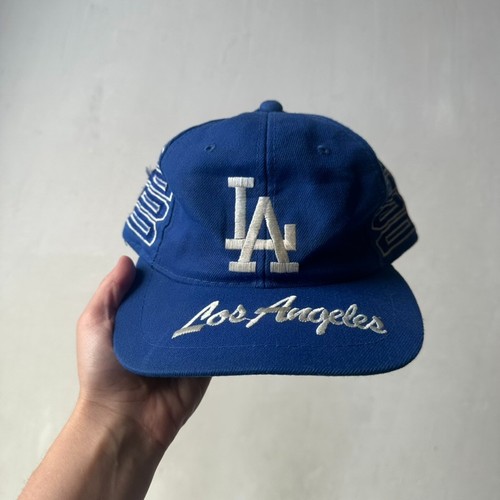 Vintage Los Angeles Dodgers MLB All Over Print Cap Made in Korea