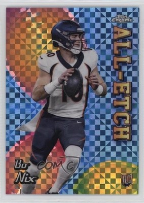2024 Topps Chrome All-Etch X-Fractor Bo Nix #CAE-BN 2qw