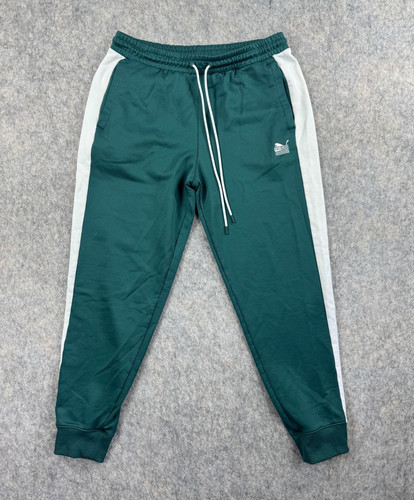 Puma x TMC Nipsey Hussle Track Pants Green Sz L Side Stripe