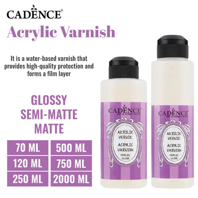 Cadence Wasserbasierter Lack 70ML / 2 LT  Matt, Halbmatt, Glänzend